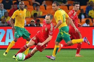 Football : La victoire de lÂ’Afrique du Sud sur lÂ’Espagne (1-0) invalidée par la FIFA 